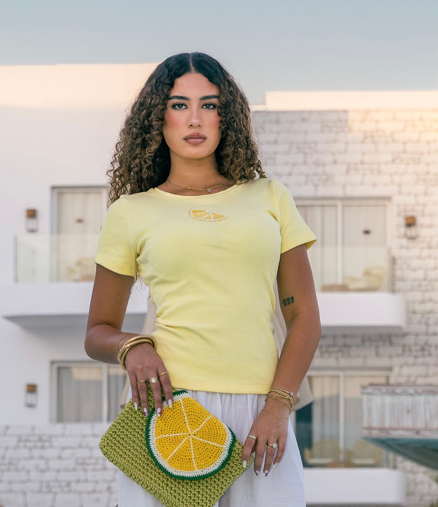 Lime breeze baby tee