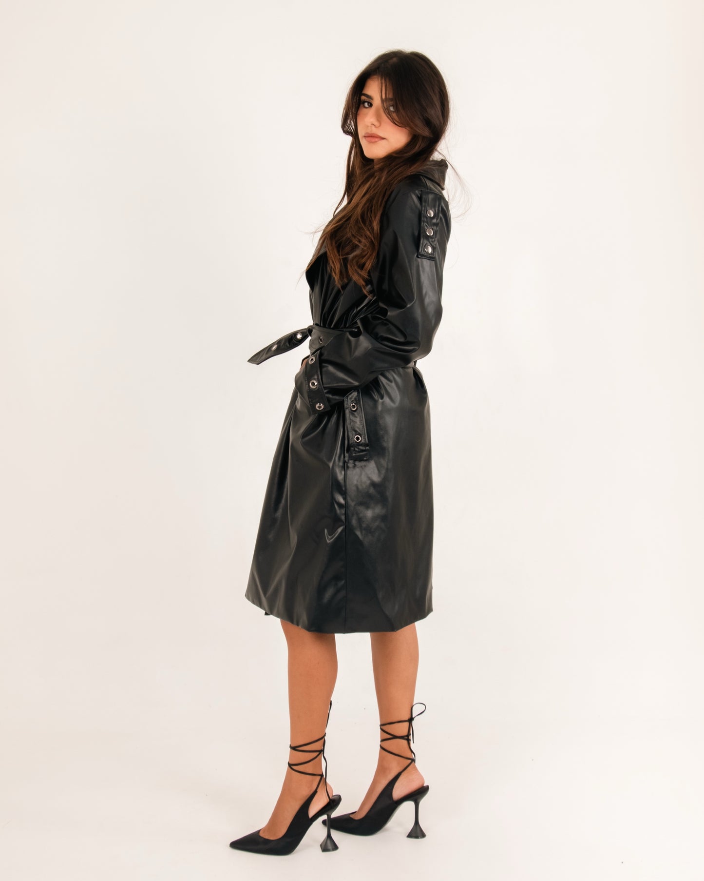 (Pre-order)Timeless leather coat