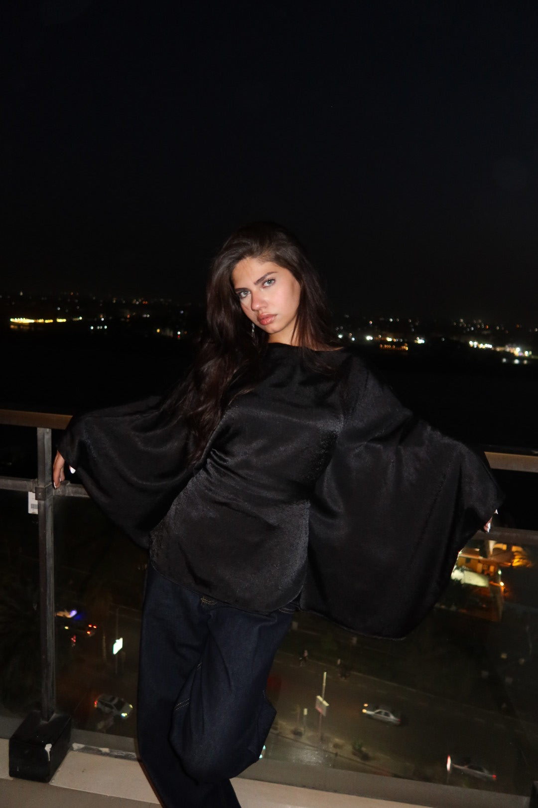 The glossy girl blouse