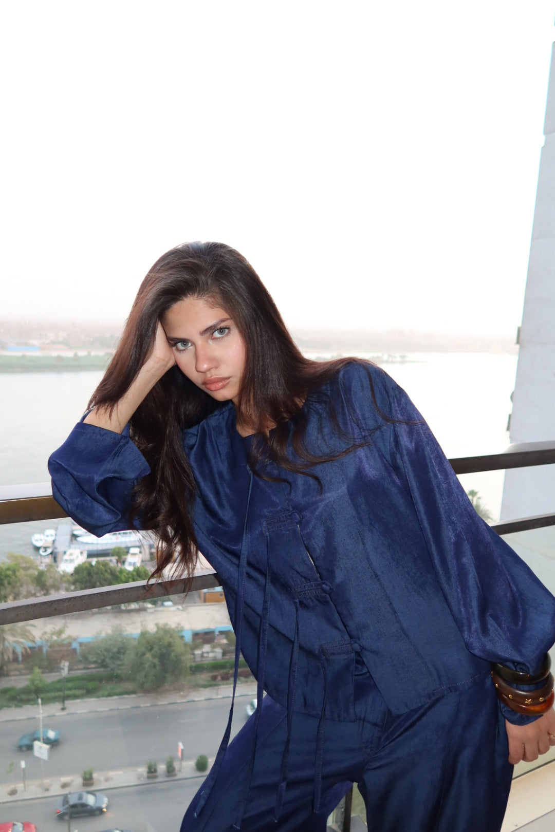 Denim-look (light weight) set