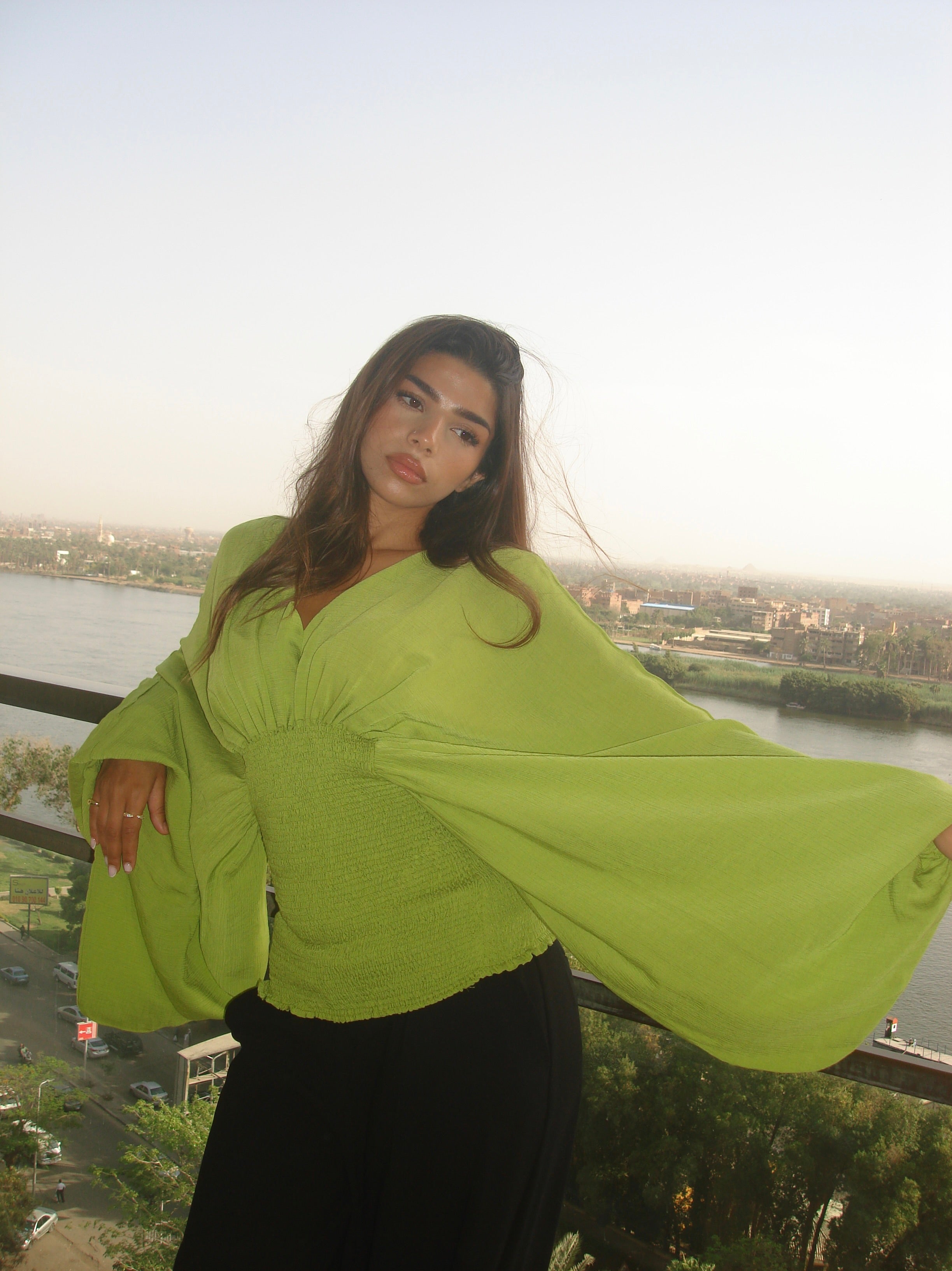 Sculpted blouse