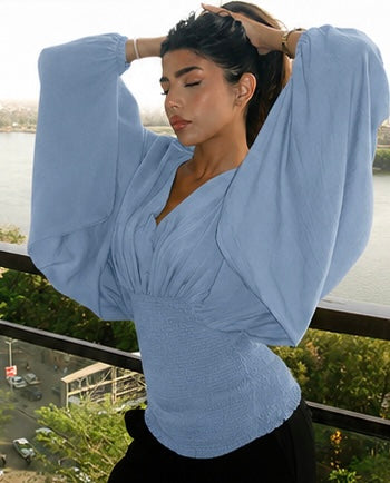 Sculpted blouse