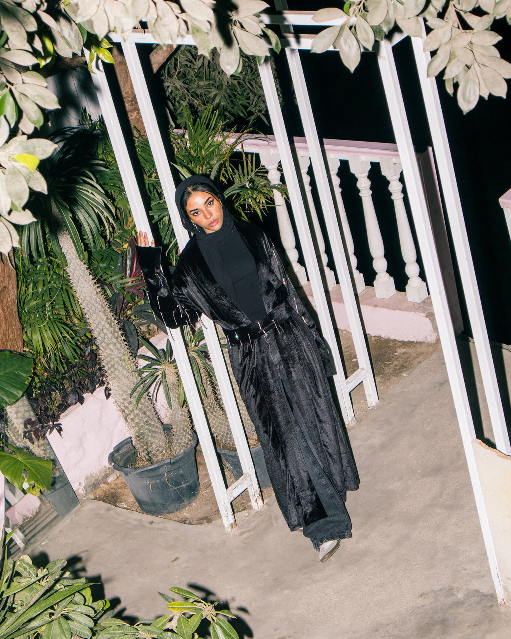 Velvet blingy kaftan