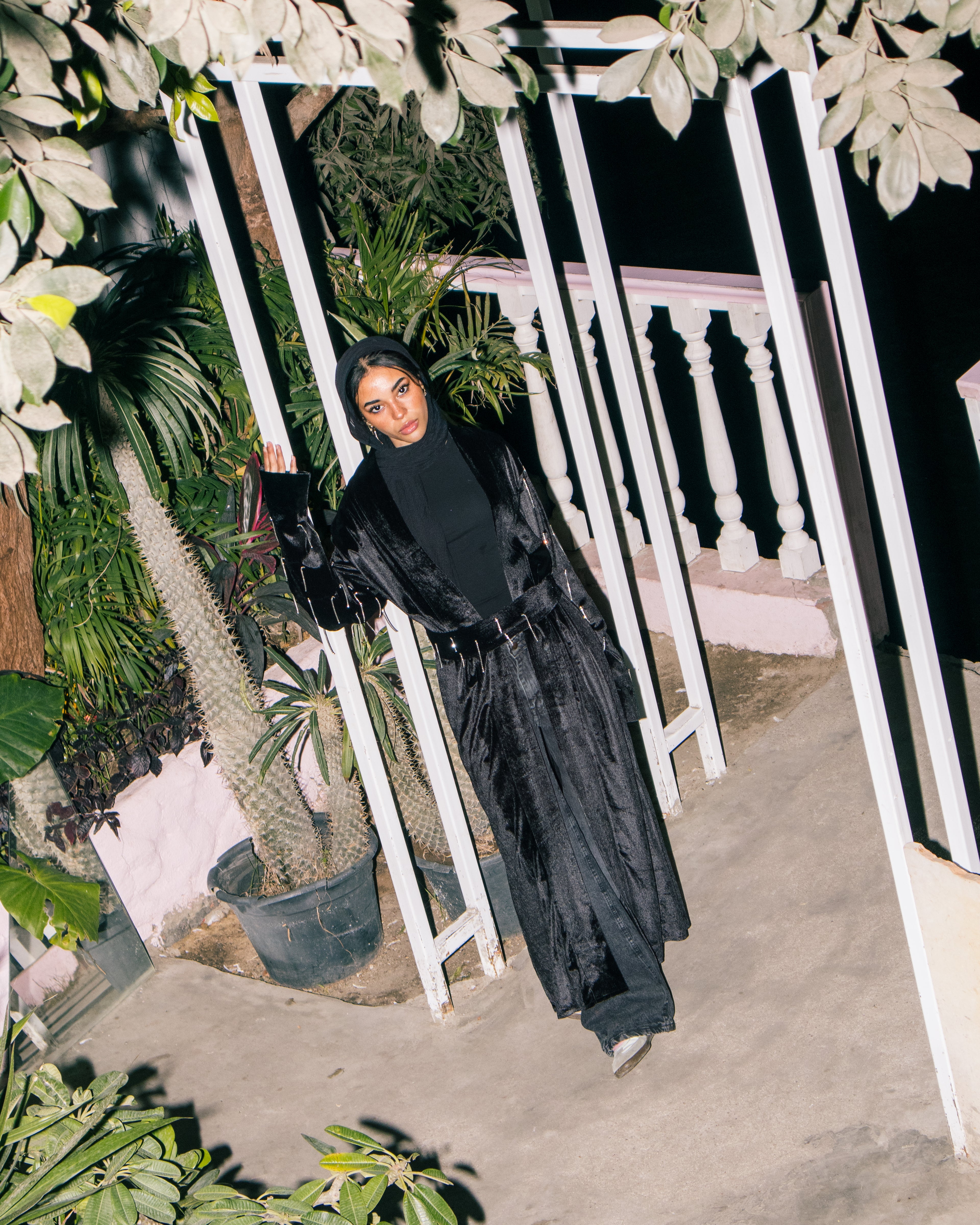 Velvet blingy kaftan