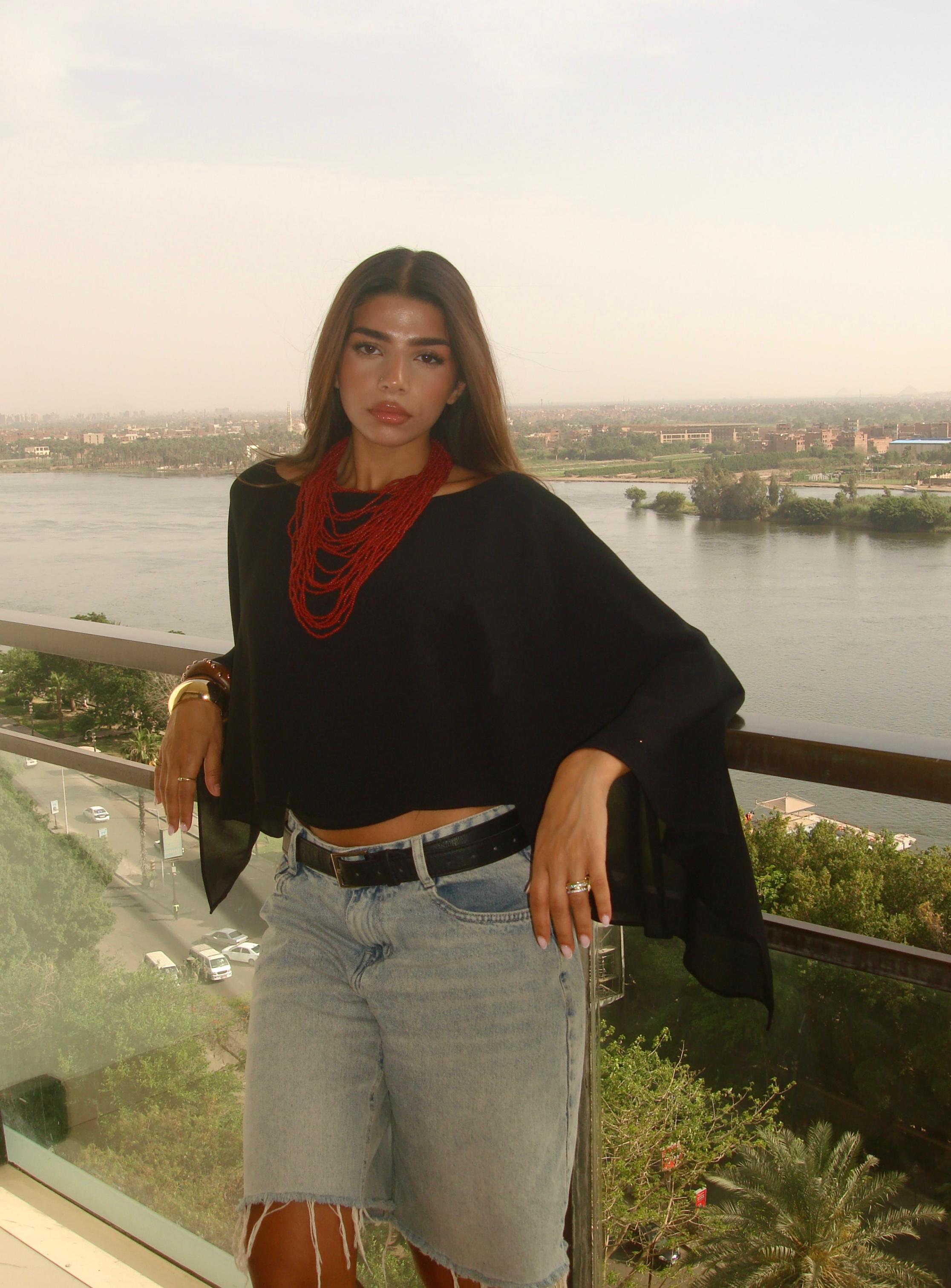 The Chiffon Overlay blouse