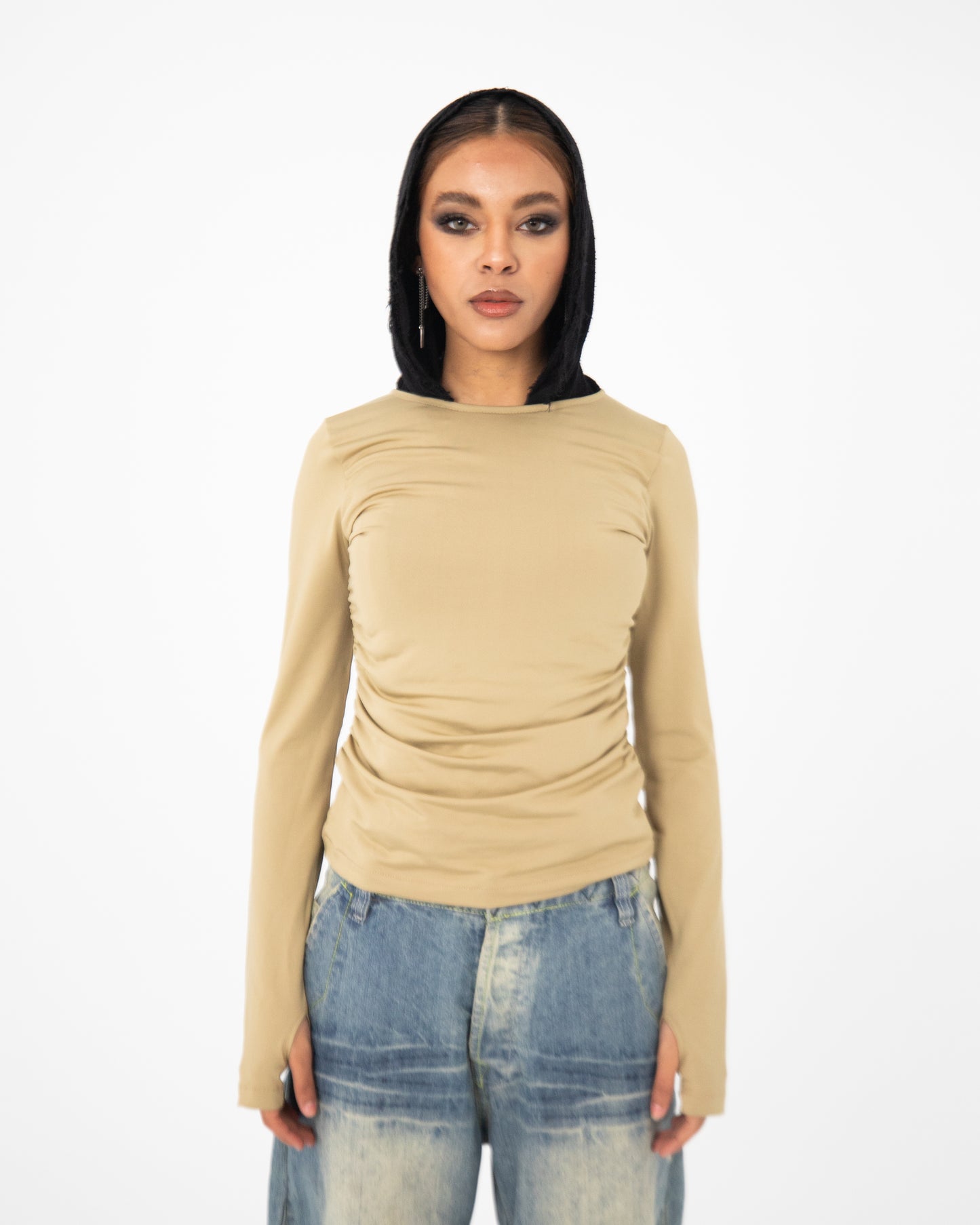 Round neck top